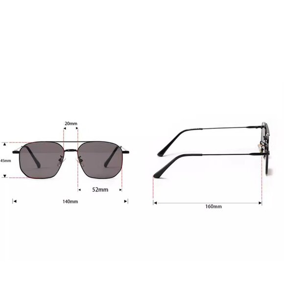 Trendy Black Sunglasses main image 4